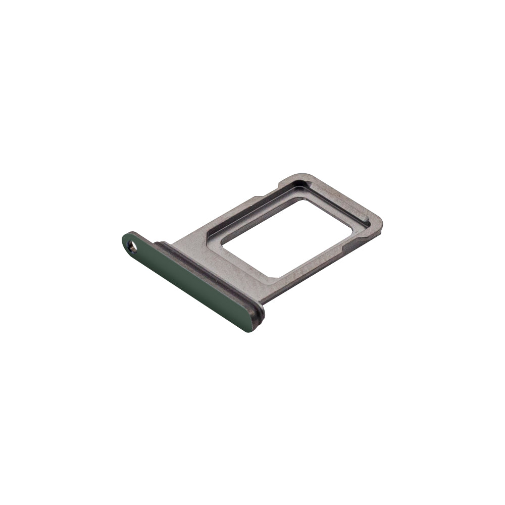 For Apple iPhone  11 Pro Sim Card Holder Matte Midnight Green Pulled