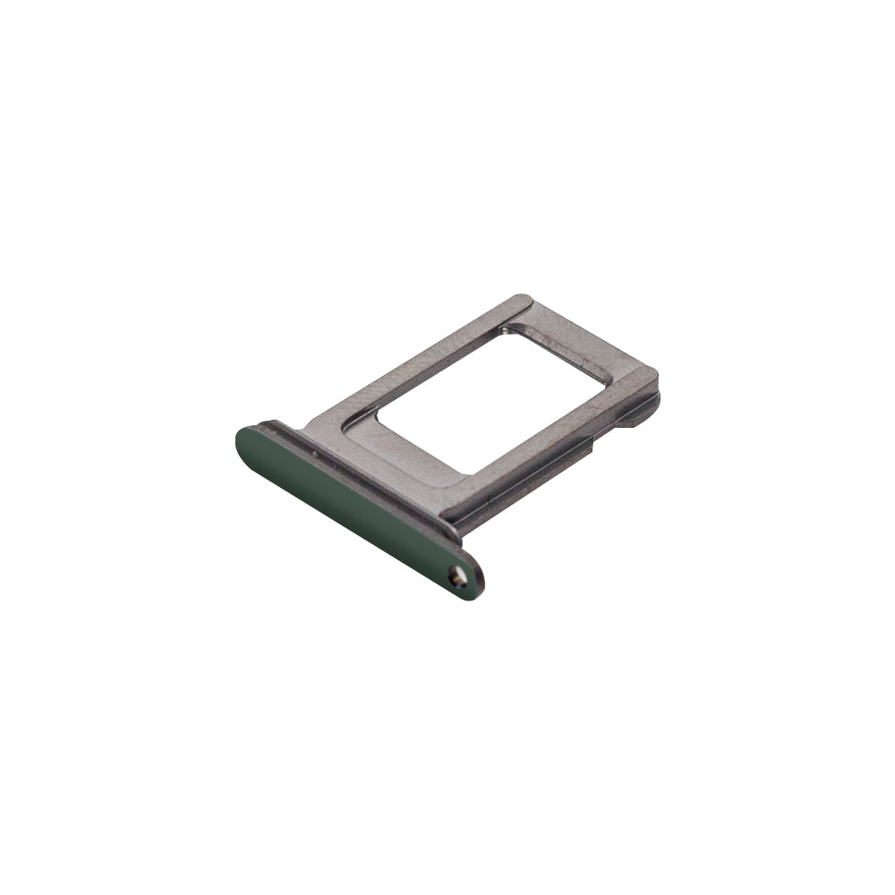 For Apple iPhone  11 Pro Sim Card Holder Matte Midnight Green Pulled