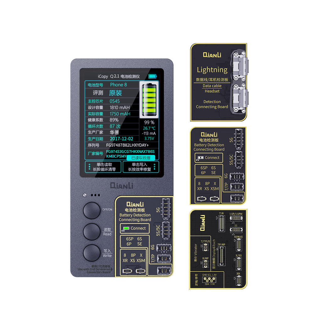 QIANLI iCopy Plus 2.1 Programmer With Lightning Board