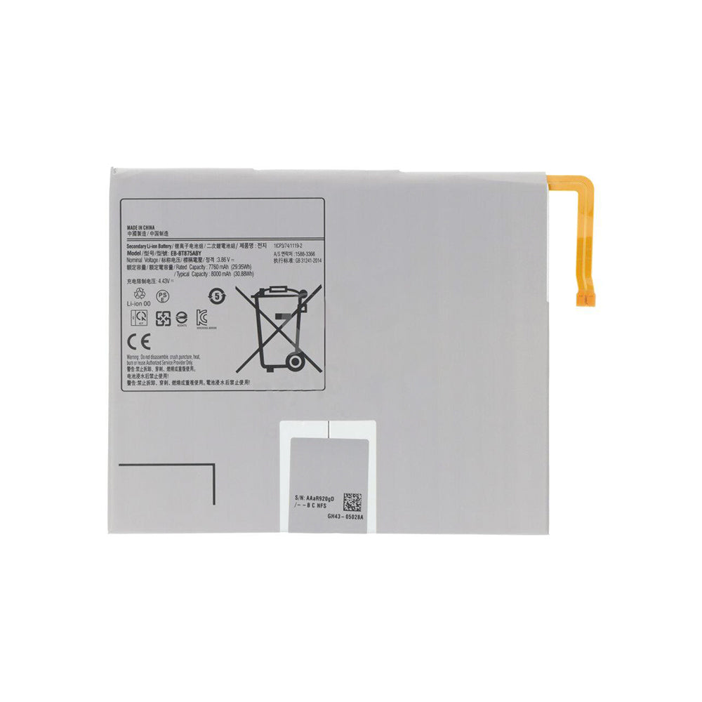 Samsung Galaxy Tab S7 WiFi T870, LTE T875, 5G T876B, S8 WiFi X700, 5G X706 Battery EB-BT875ABY OEM