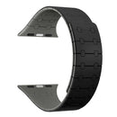Rixus Magnetic Silicone Band For Apple Watch 42mm, 44mm, 45mm, 49mm Black And Grey