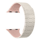 Rixus Magnetic Silicone Band For Apple Watch 38mm, 40mm, 41mm White And Pink