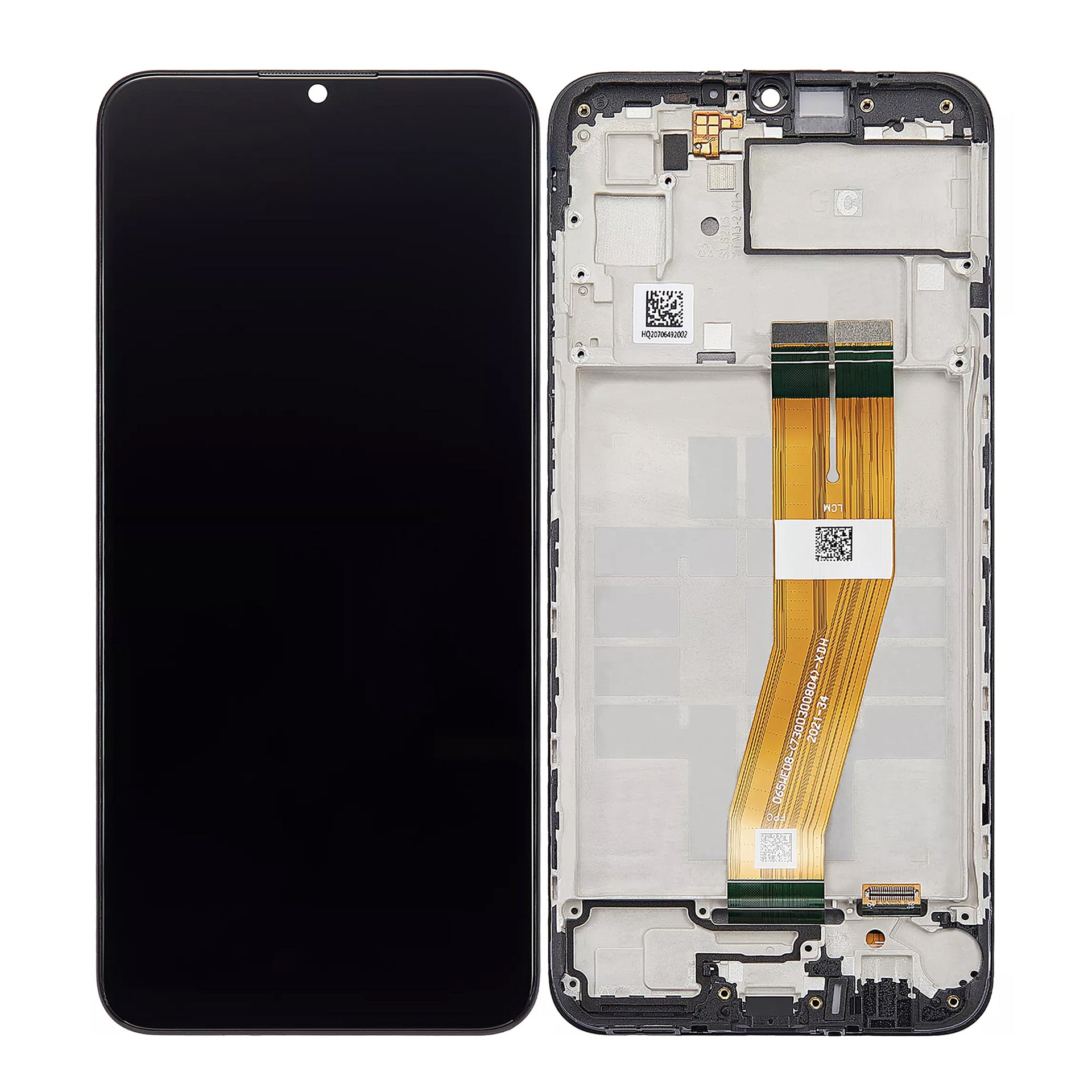 Samsung Galaxy A03 A035F (Non EU) Display And Digitizer With Frame Black Service Pack