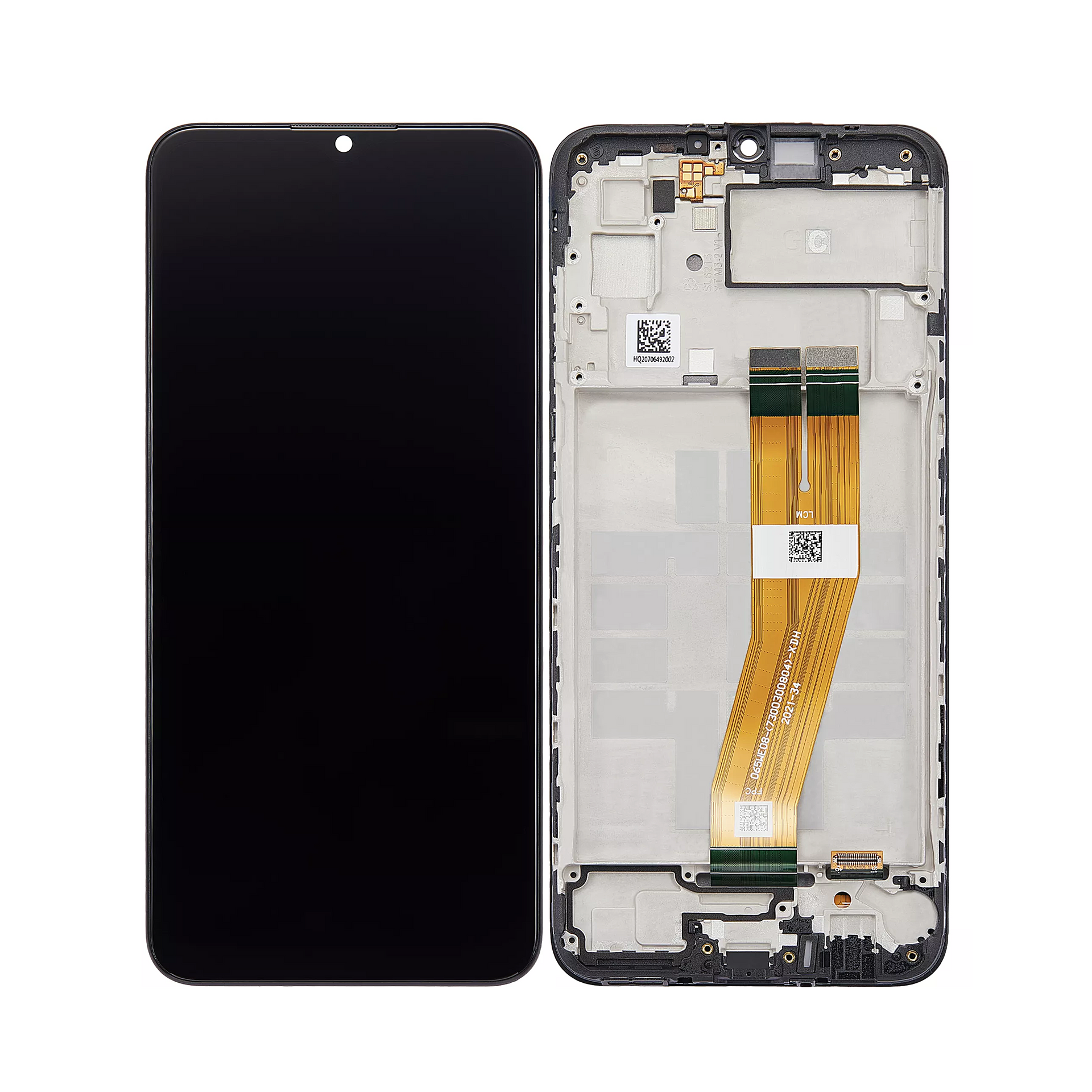 Samsung Galaxy A03 A035F (Non EU) Display And Digitizer With Frame Black Service Pack