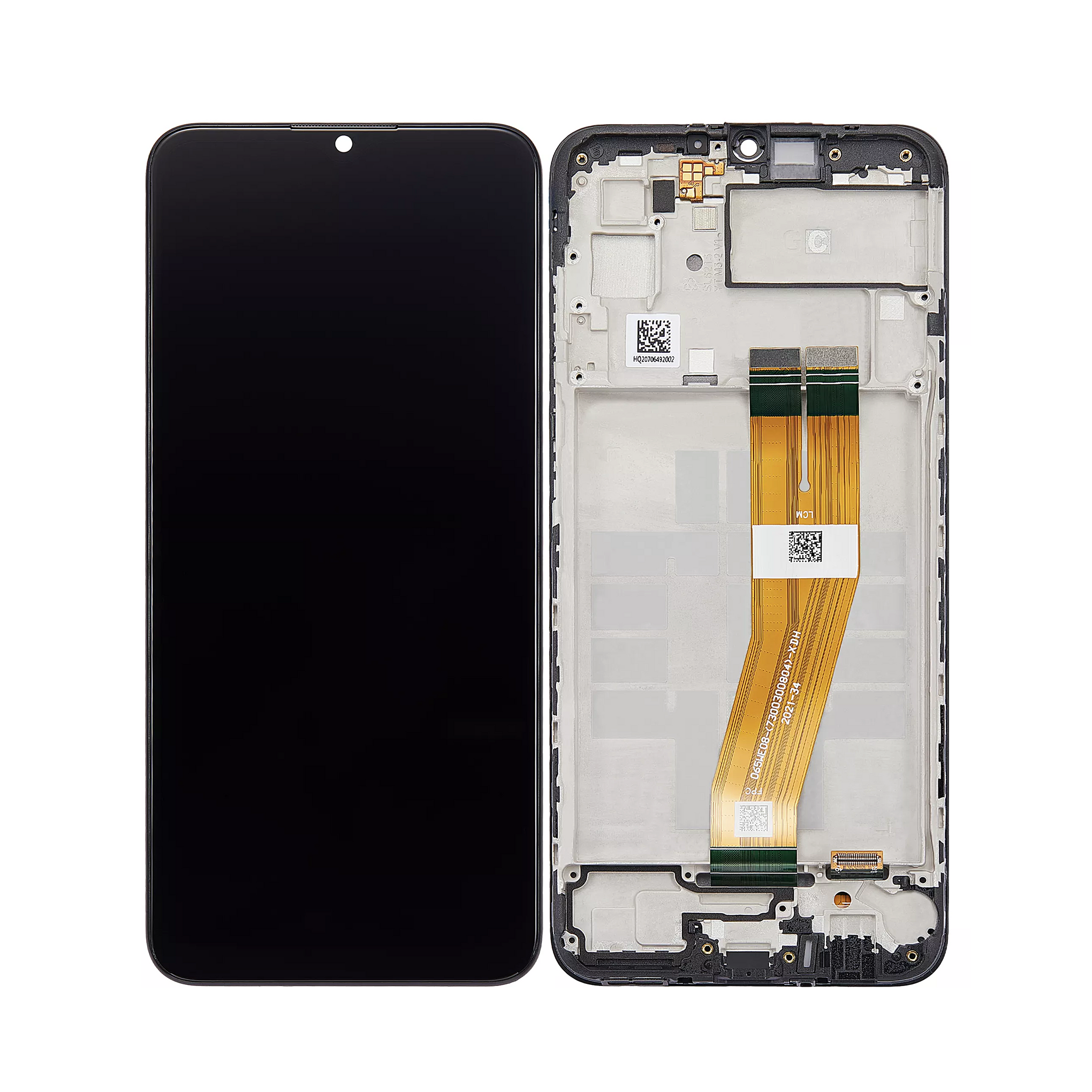 Samsung Galaxy A03 A035F (Non EU) Display And Digitizer With Frame Black Service Pack