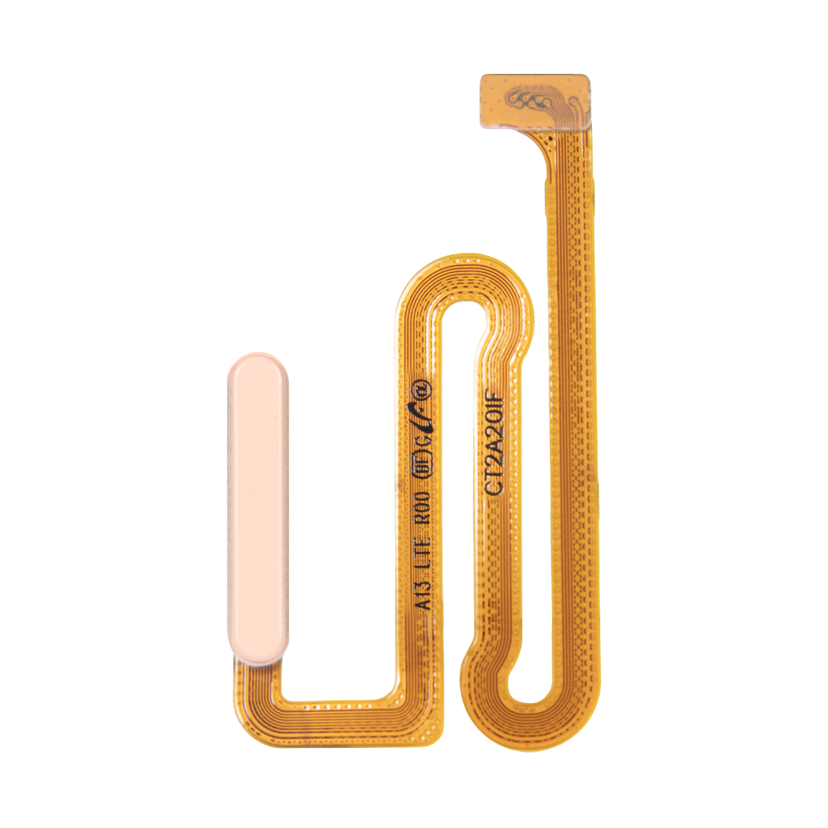 Samsung Galaxy A13 A135F, A137F Fingerprint Sensor Flex With Power Button Peach OEM