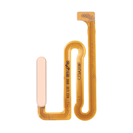 Samsung Galaxy A13 A135F, A137F Fingerprint Sensor Flex With Power Button Peach OEM