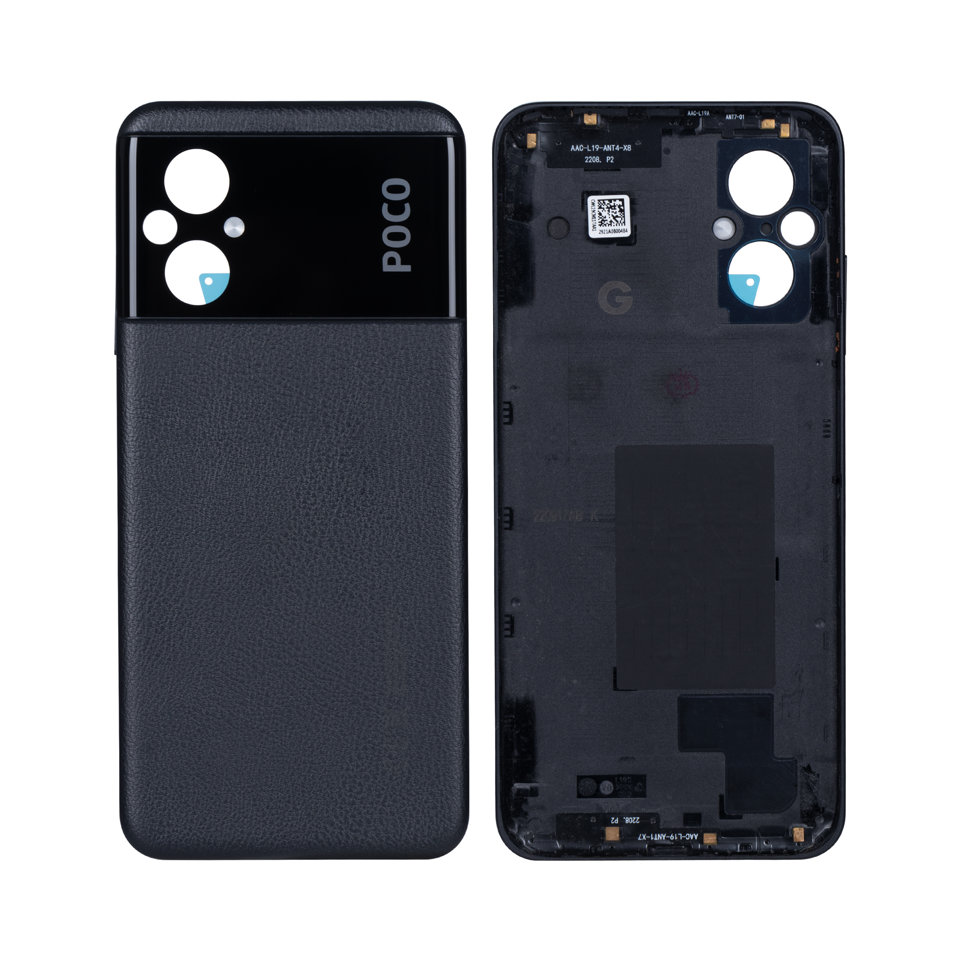 Xiaomi Poco M5 4G Back Cover Without Lens Black OEM