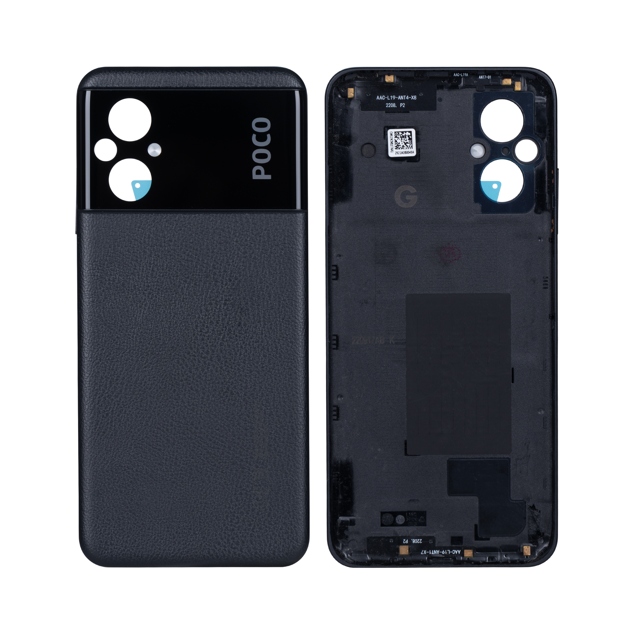 Xiaomi Poco M5 4G Back Cover Without Lens Black OEM