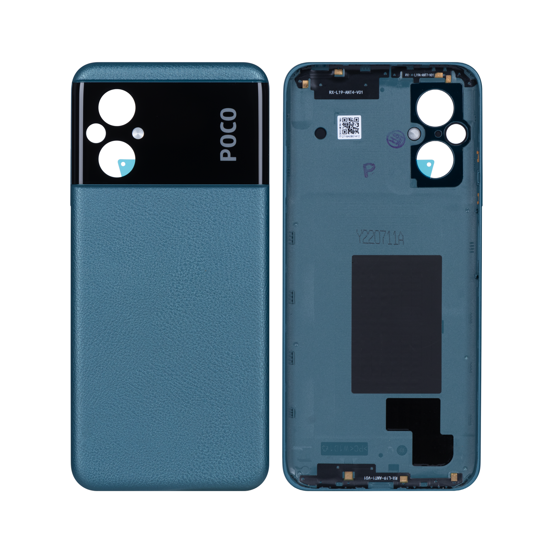 Xiaomi Poco M5 4G Back Cover Without Lens Green OEM