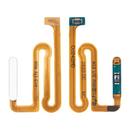 Samsung Galaxy A13 A135F, A137F Fingerprint Sensor Flex With Power Button White OEM