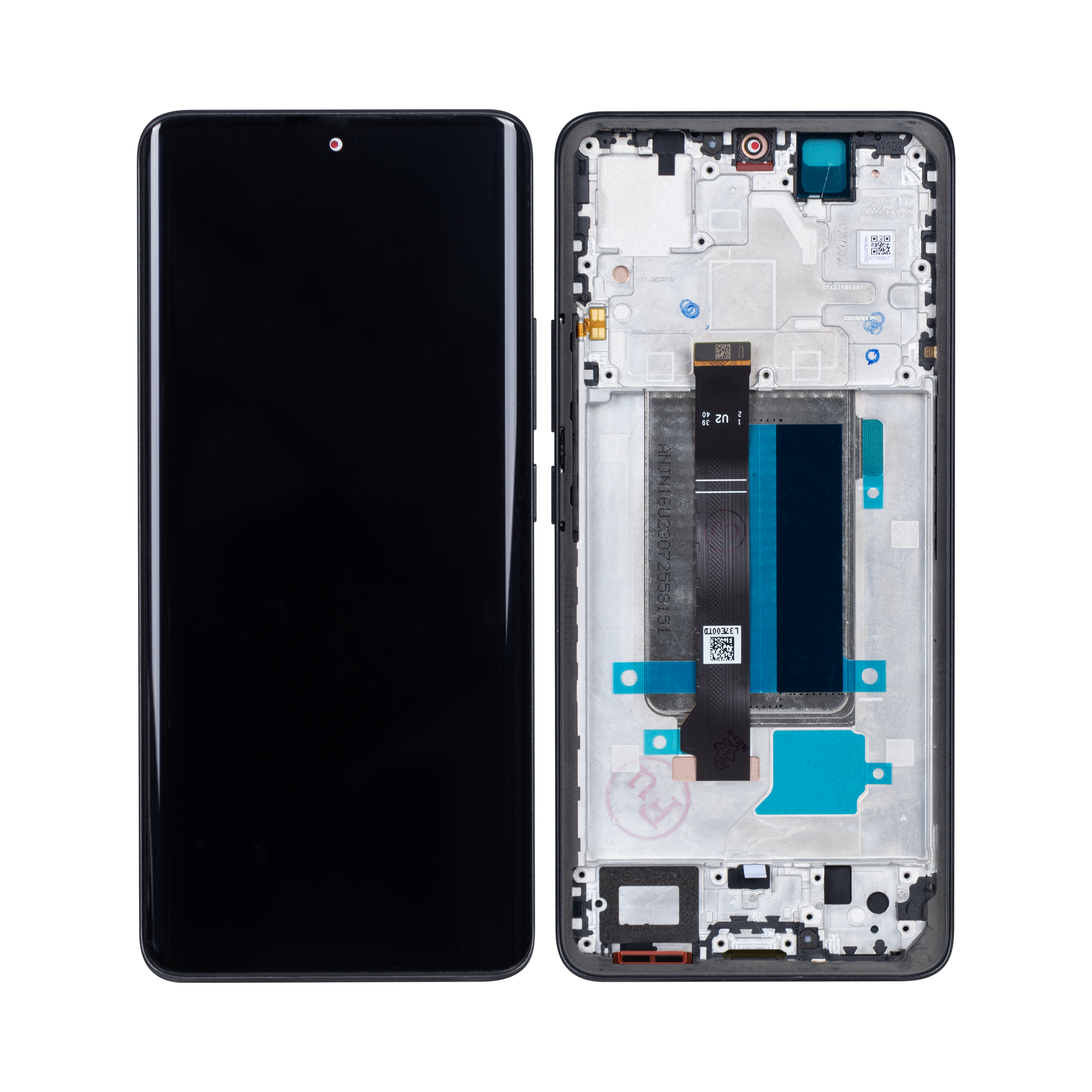 Xiaomi Redmi Note 13 Pro Plus 5G Display And Digitizer With Frame Black OEM