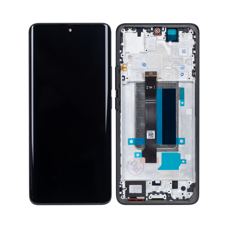 Xiaomi Redmi Note 13 Pro Plus 5G (23090RA98G) Display And Digitizer With Frame Black OEM