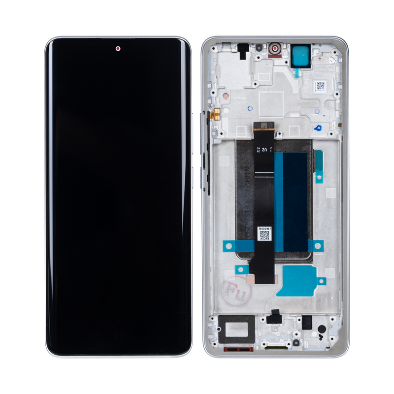 Xiaomi Redmi Note 13 Pro Plus (23090RA98G) Display And Digitizer With Frame White OEM