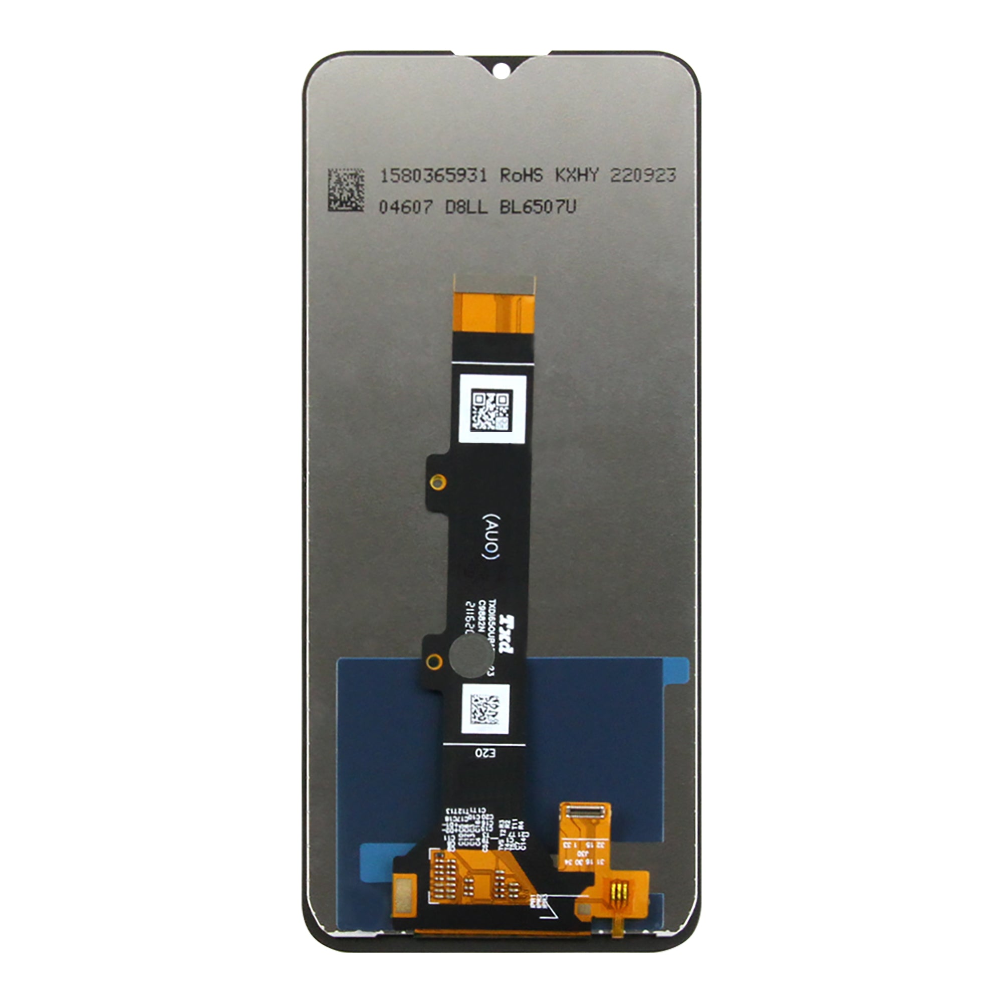 Motorola Moto E20 Display And Digitizer Without Frame Black OEM