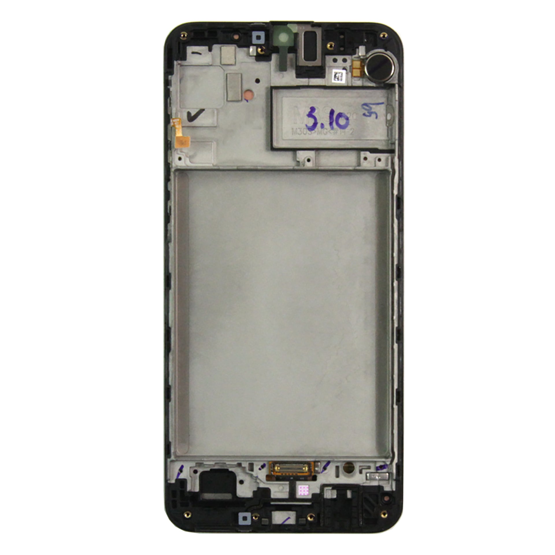 Samsung Galaxy M30s M307F Display And Digitizer With Frame Opal Black Service Pack