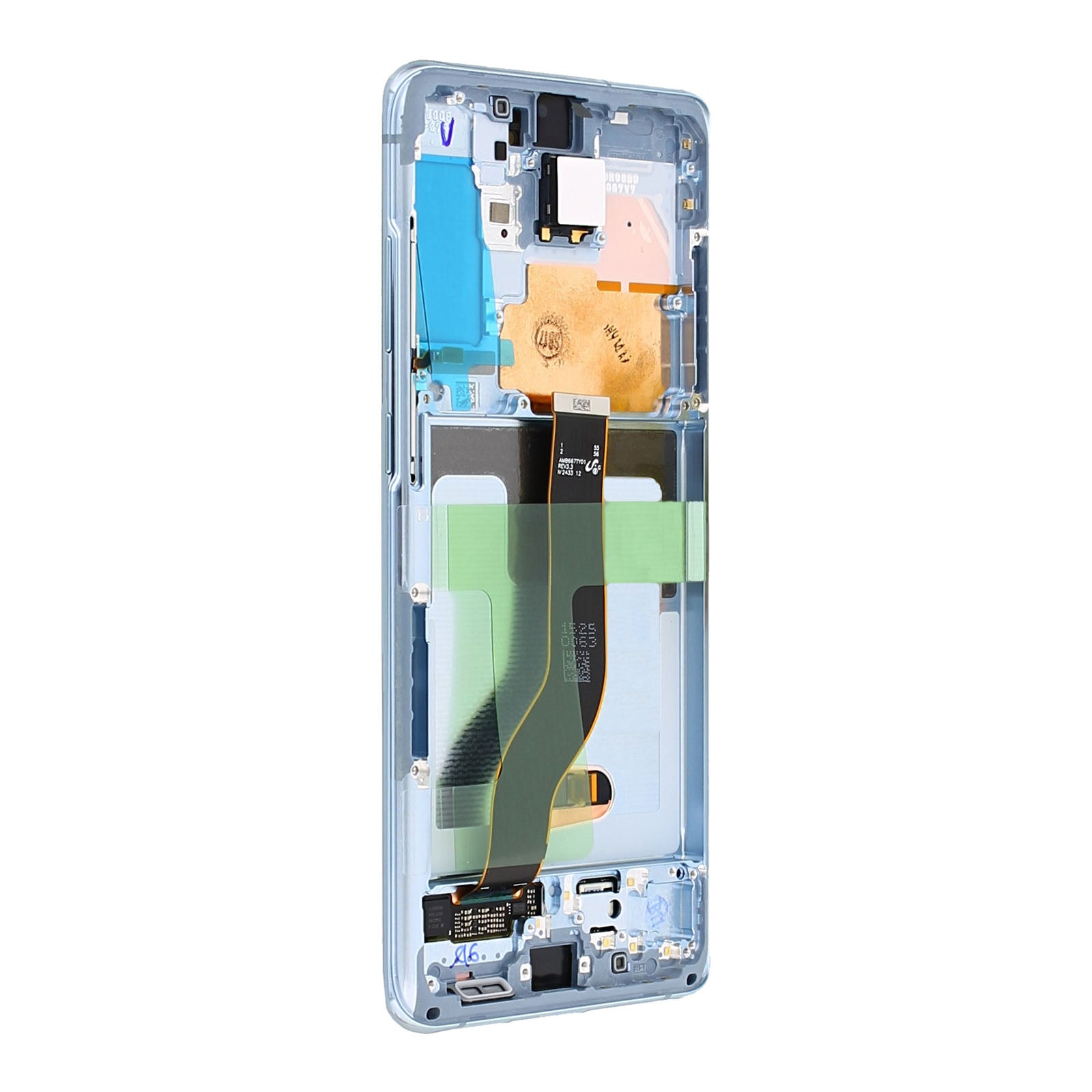 Samsung Galaxy S20 Plus G985F, 5G G986F Display And Digitizer With Frame Cloud Blue Service Pack