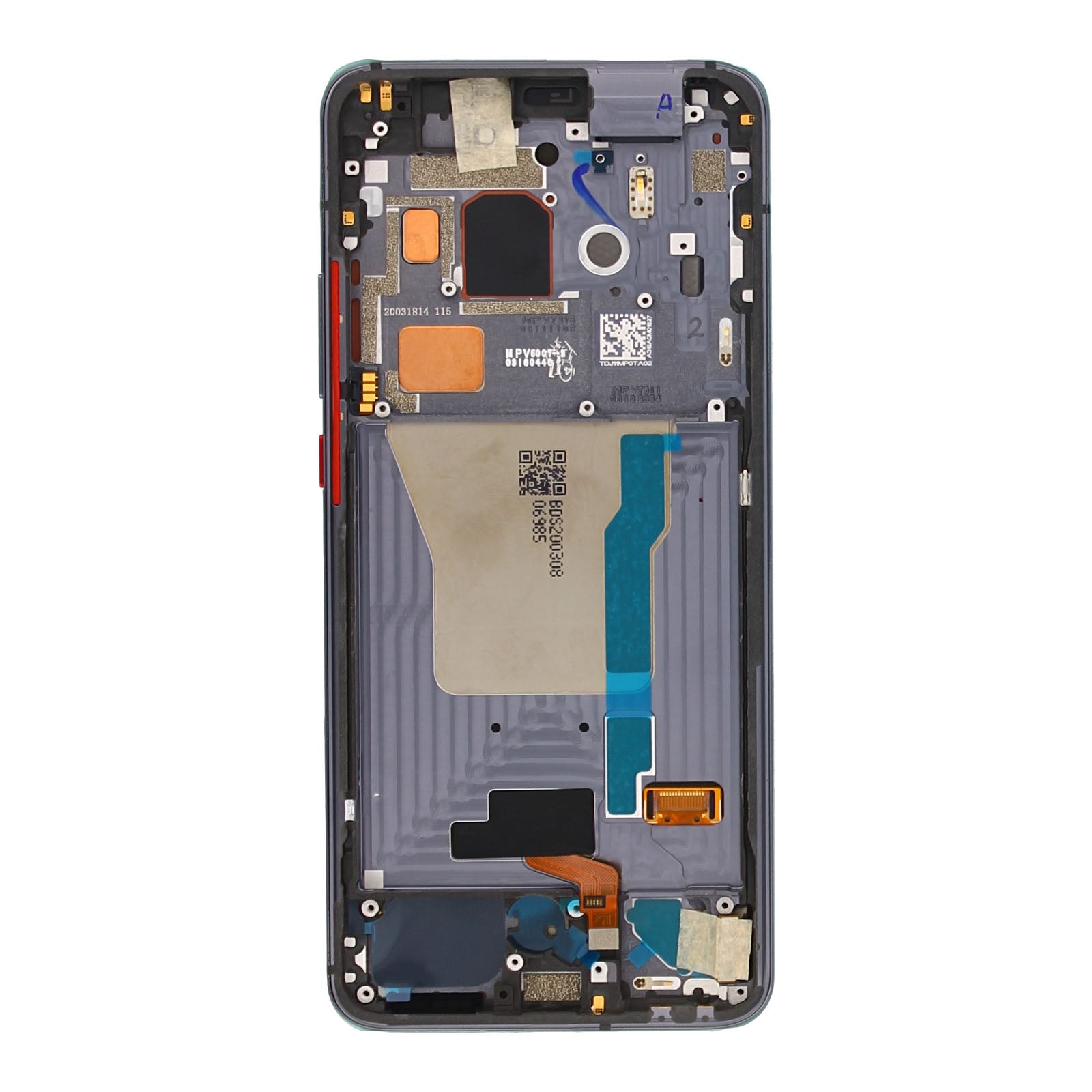 Xiaomi Poco F2 Pro Display And Digitizer With Frame Black Service Pack