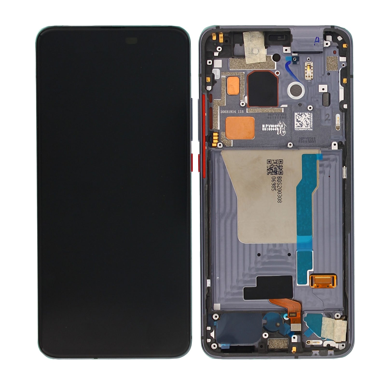 Xiaomi Poco F2 Pro Display And Digitizer With Frame Black Service Pack