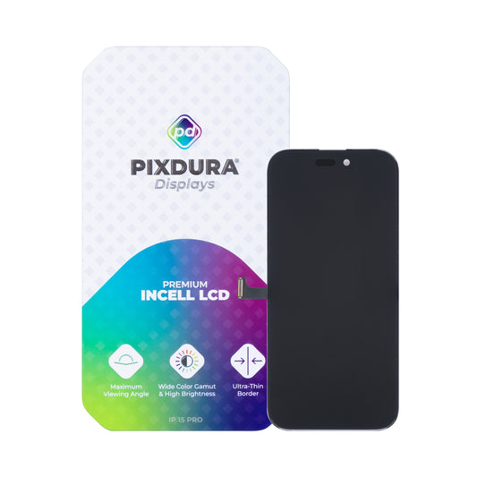 PIXDURA For Apple iPhone 15 Pro Display And Digitizer In-Cell Premium (IC Removable) (120Hz)