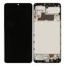 Samsung Galaxy M32 M325F Display And Digitizer With Frame Black Service Pack