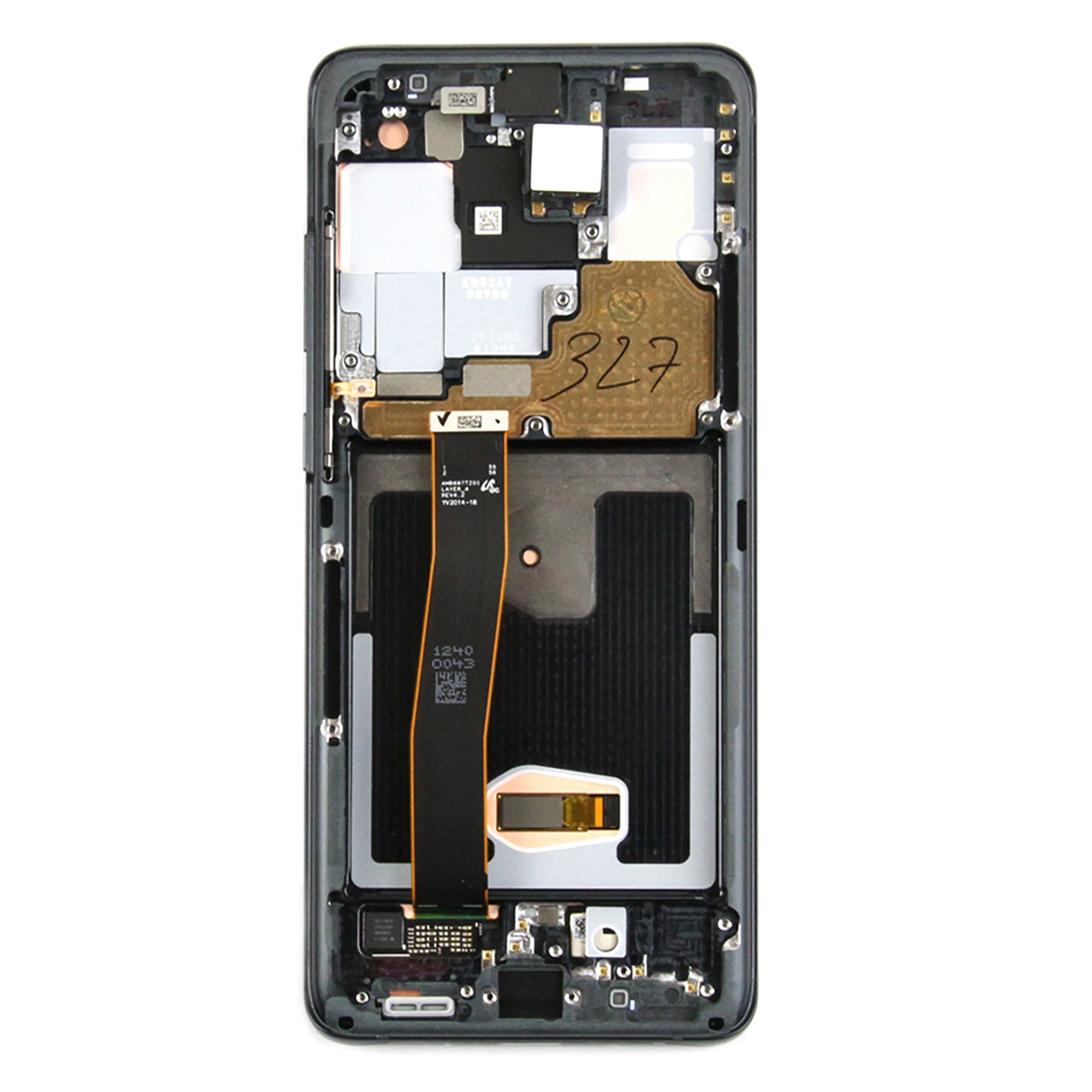 Samsung Galaxy S20 Ultra G988B Display And Digitizer With Frame Cosmic Black Service Pack