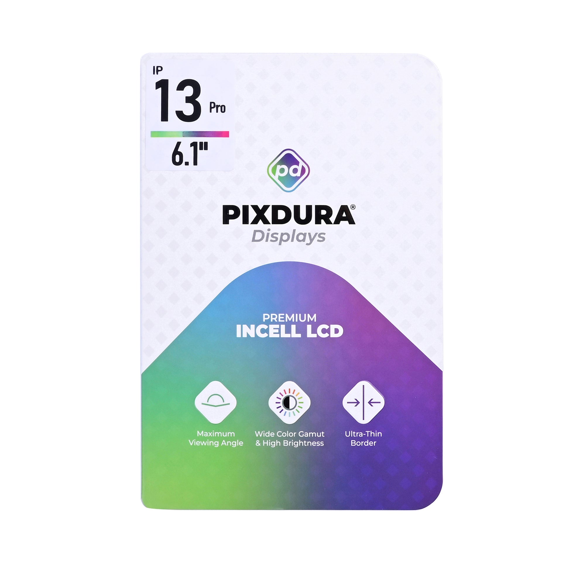 PIXDURA For Apple iPhone 13 Pro Display And Digitizer In-Cell Premium (IC Removable) (120Hz)