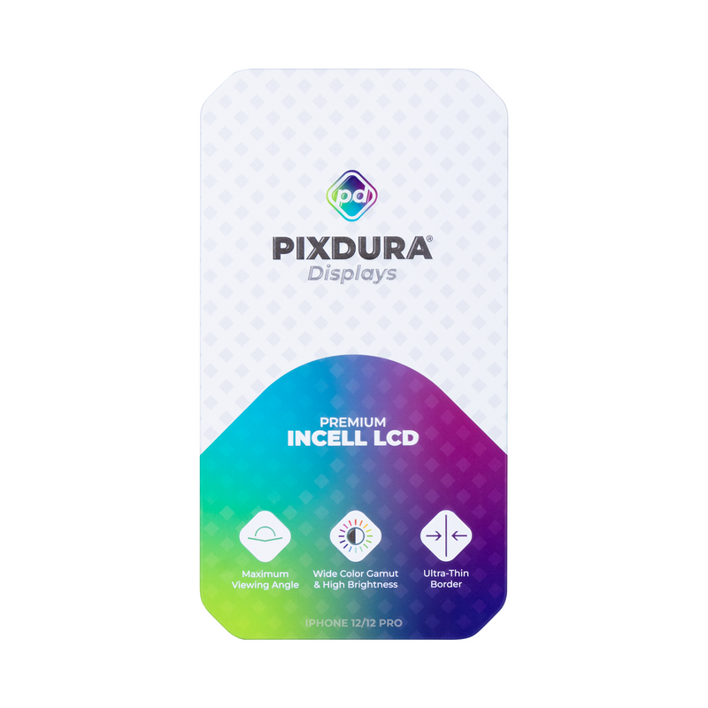 PIXDURA For iPhone 12, 12 Pro Display And Digitizer In-Cell Premium (IC Removable)