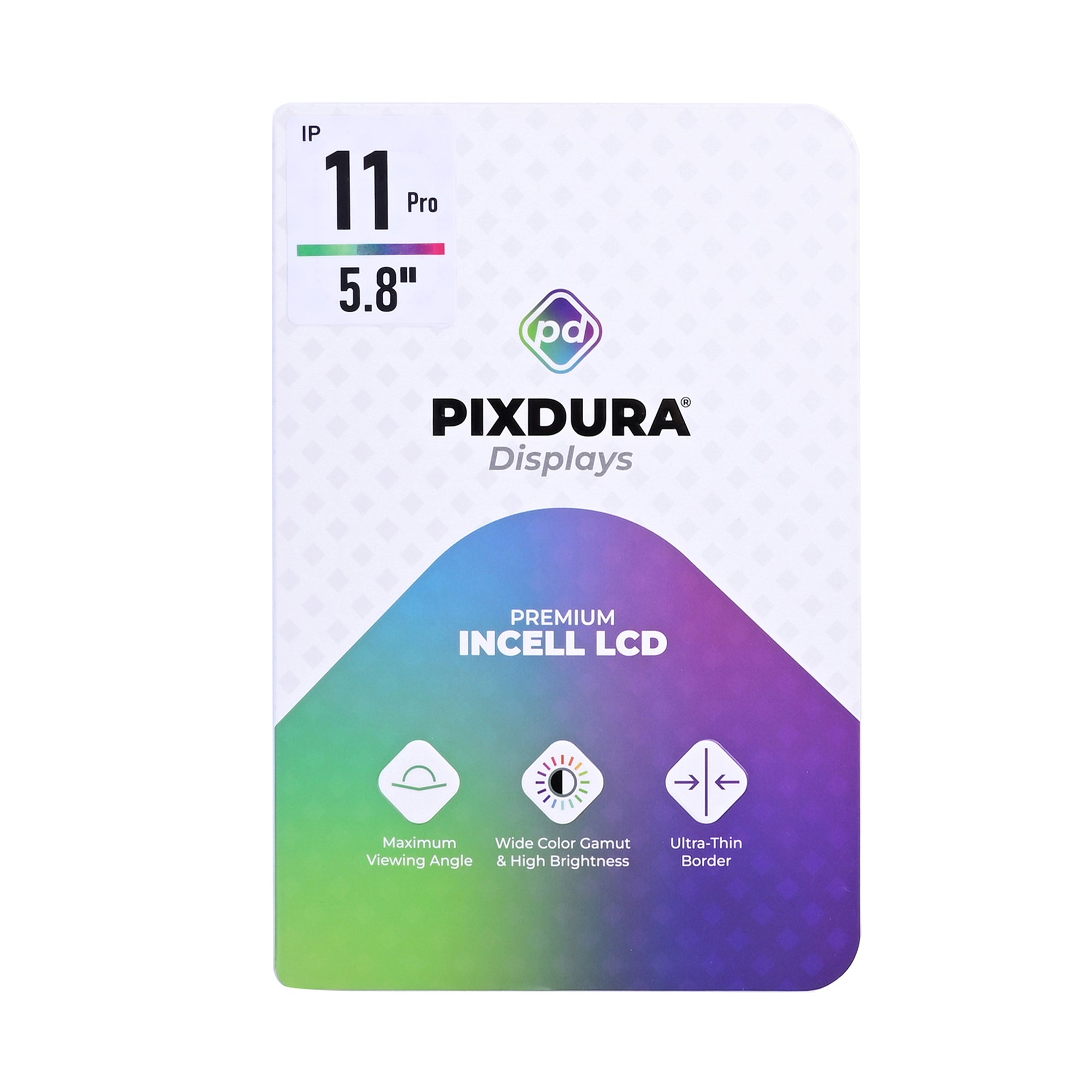 PIXDURA For Apple iPhone 11 Pro Display And Digitizer In-Cell Premium (IC Removable) (60Hz)