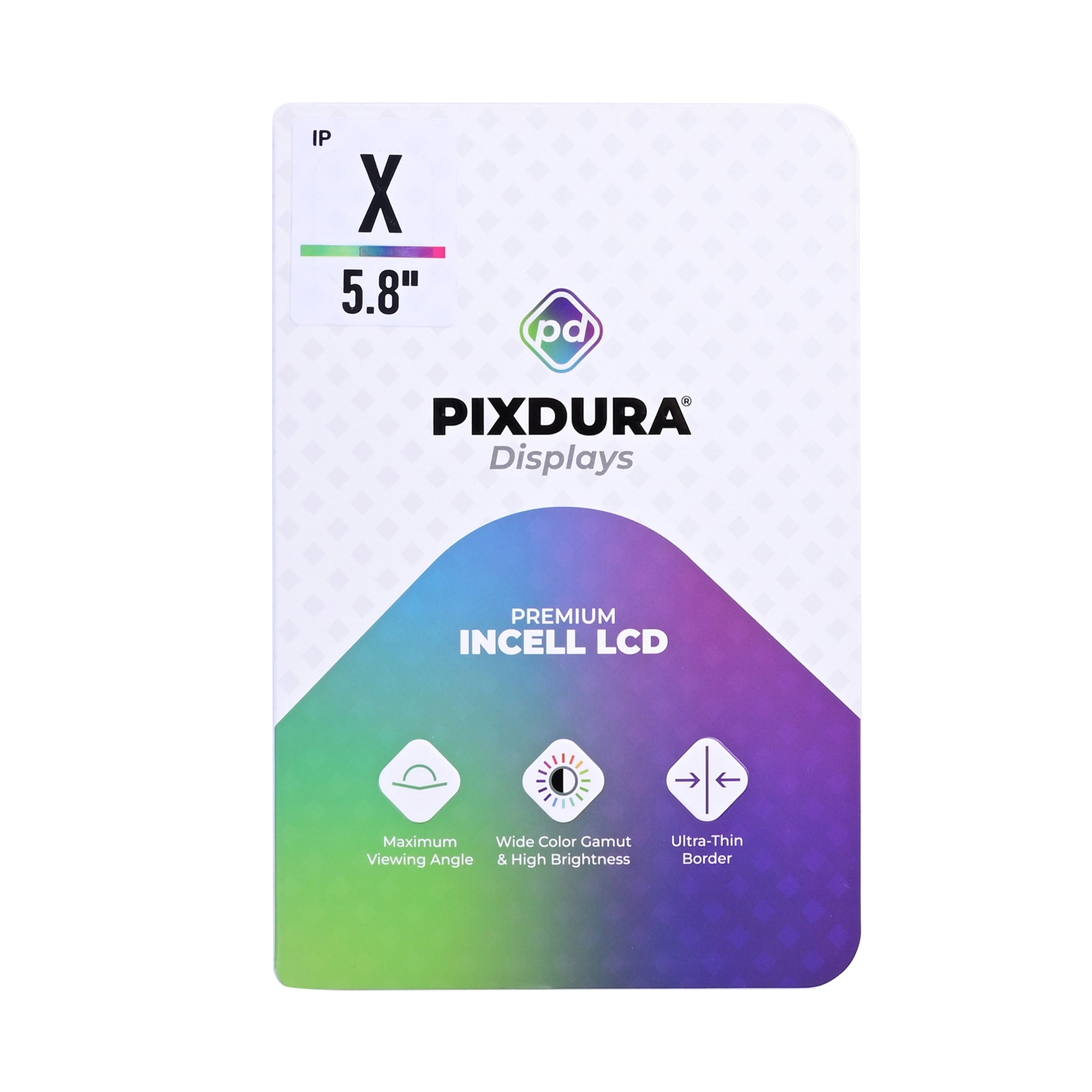 PIXDURA For Apple iPhone X Display And Digitizer In-Cell Premium (60Hz)