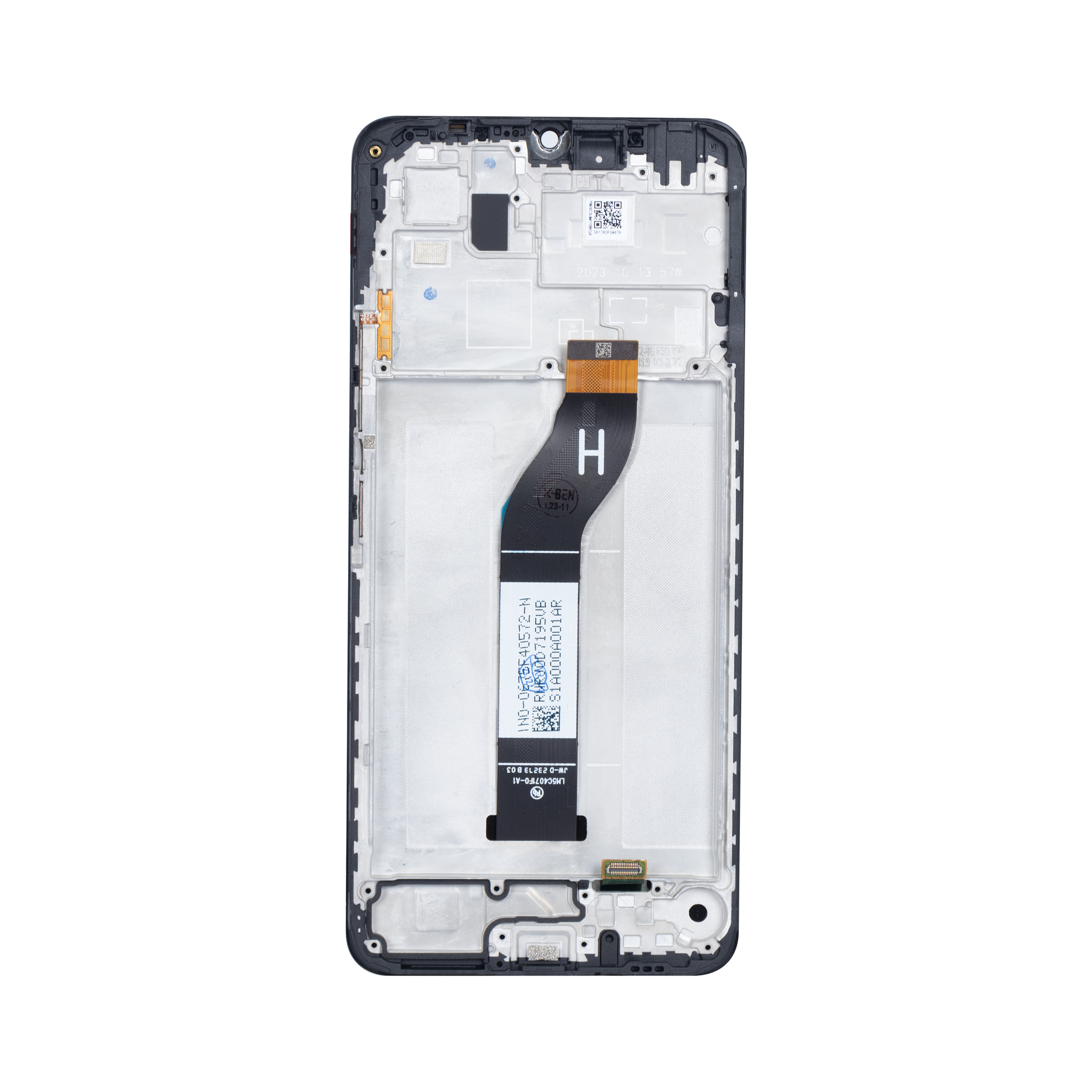 Xiaomi Redmi 13C Display And Digitizer With Frame Black OEM