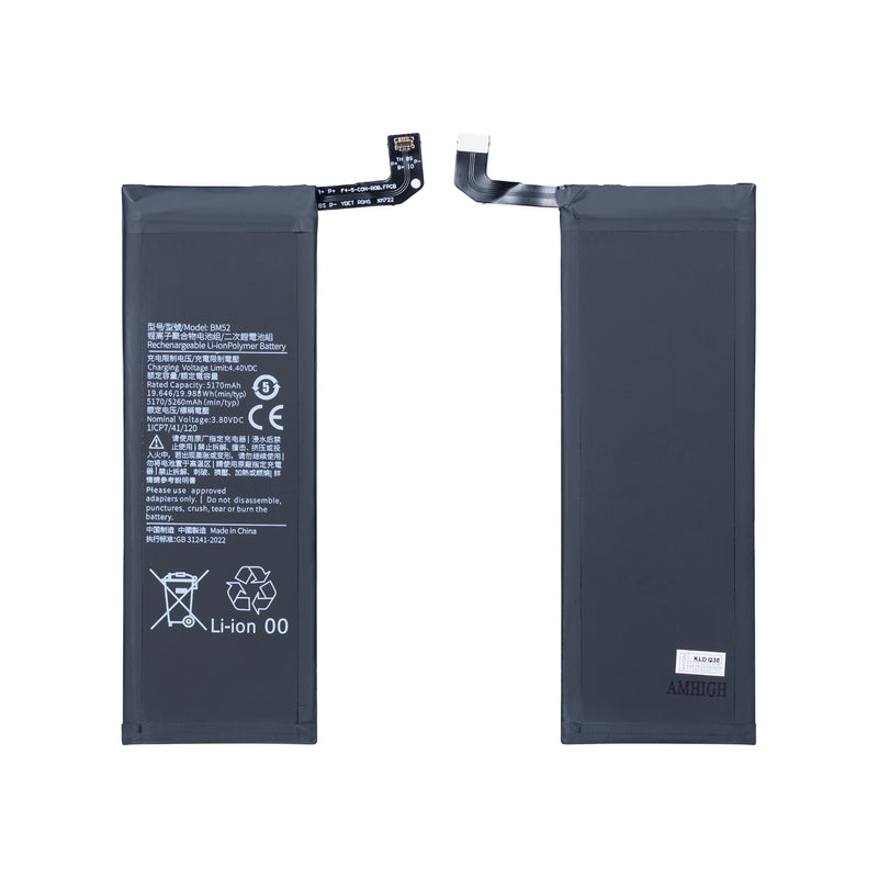 Xiaomi Mi Note 10 (M1910F4G) Mi Note 10 Pro (M1910F4S) Battery BM52 (OEM)