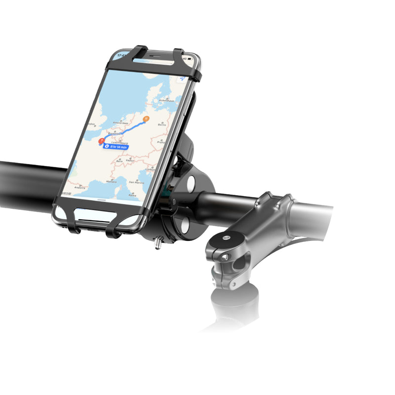 Rixus RXHB61 Bike Mount Handlebar Silicone Holder Black