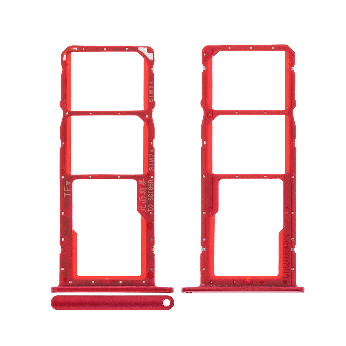 Huawei Y7 (2019) Sim Card Holder Coral Red OEM