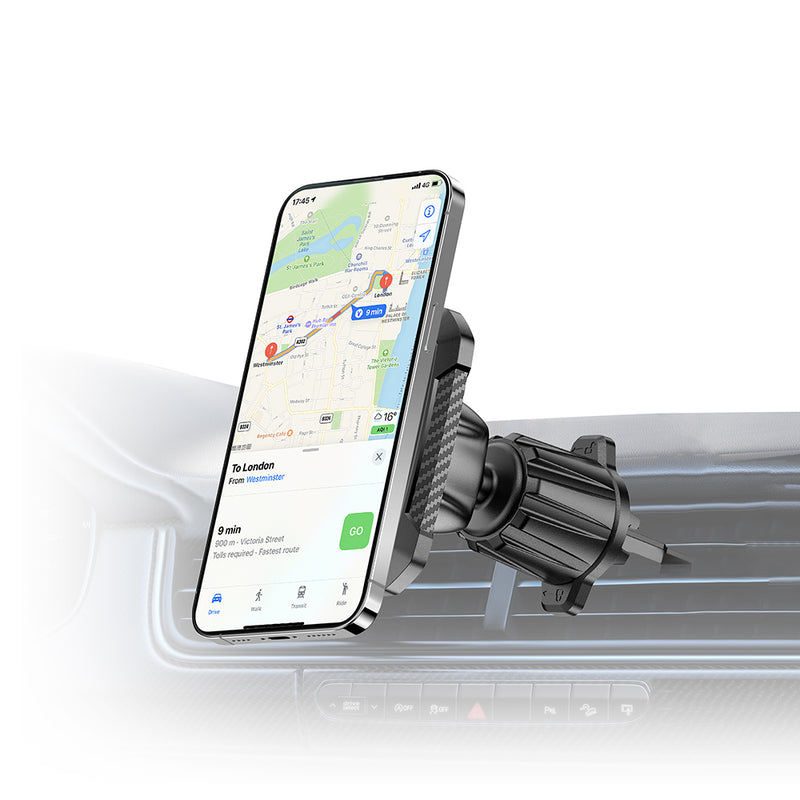 Rixus RXHM61 Rectangle Magnetic Car Mount Gray