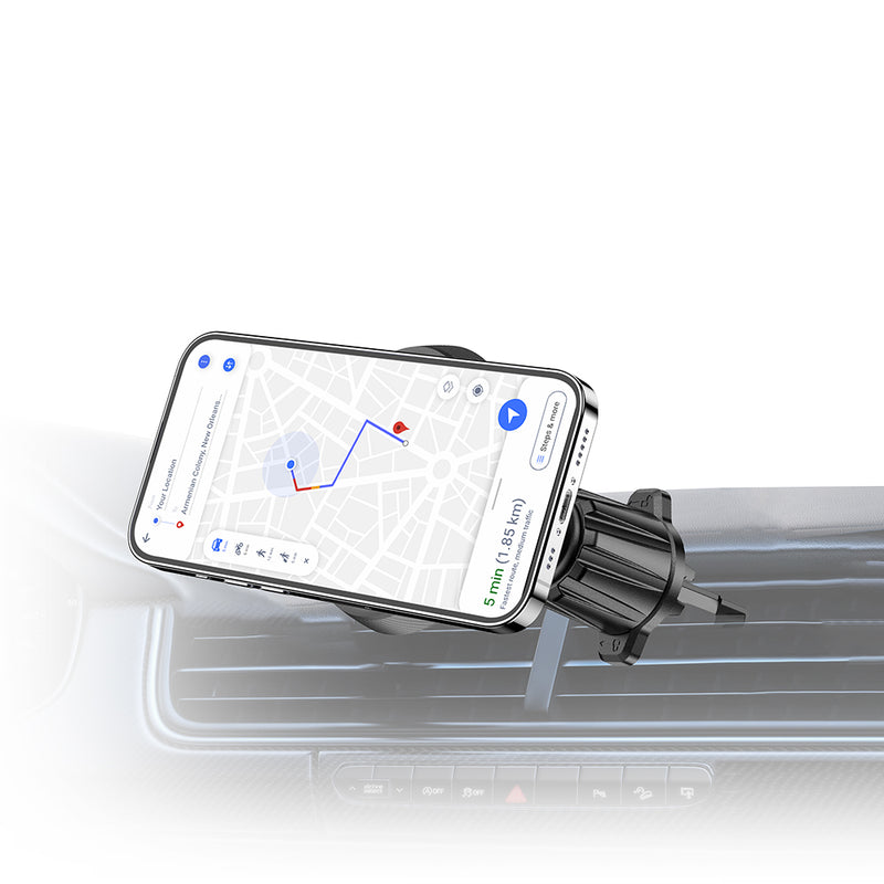 Rixus RXHM62 Round Magnetic Car Mount Gray