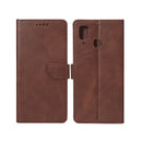 Rixus Bookcase For Samsung Galaxy A20e Brown