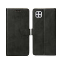 Rixus Bookcase For Samsung Galaxy A22 5G A226B Black