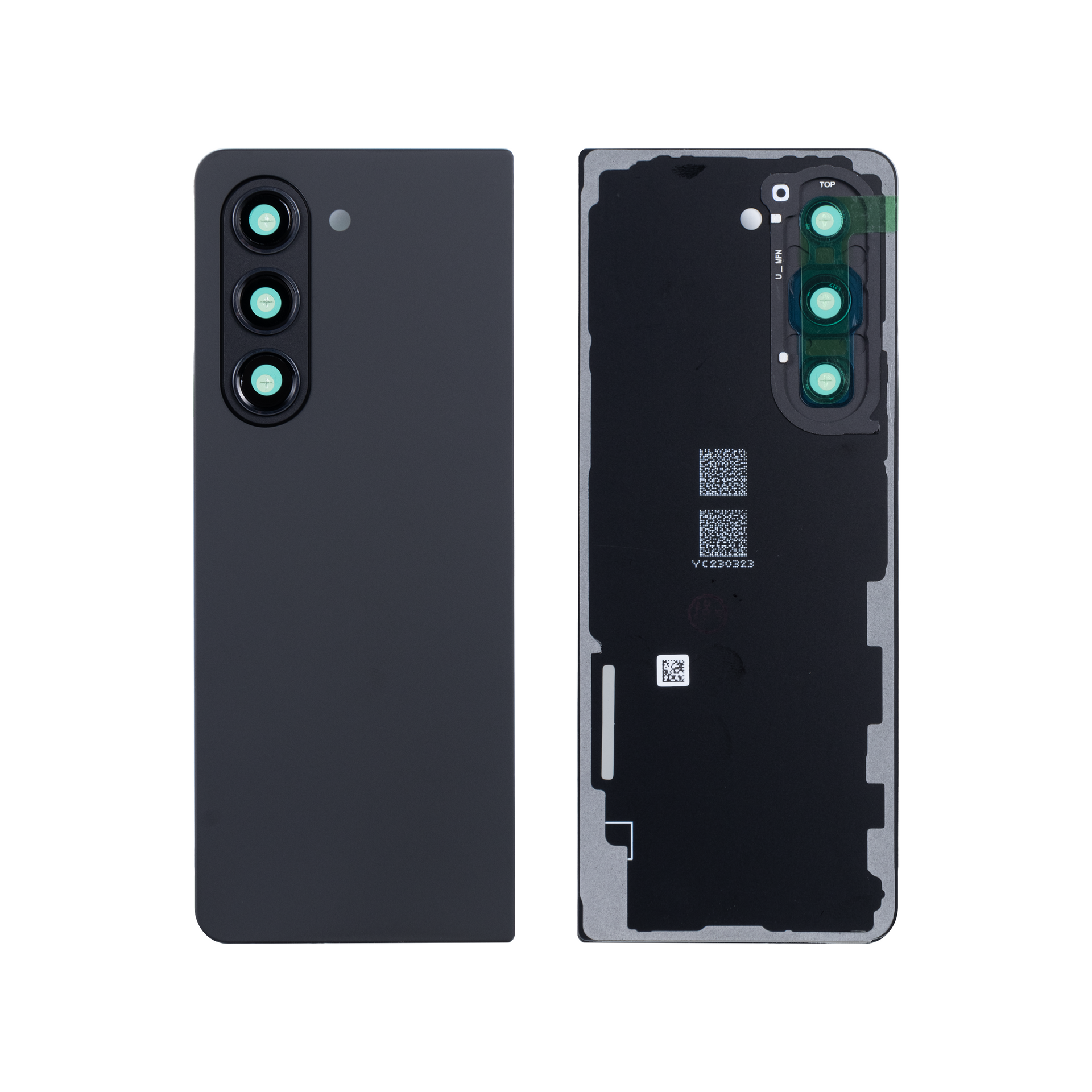 Samsung Galaxy Z Fold5 F946B Back Cover With Lens Phantom Black OEM