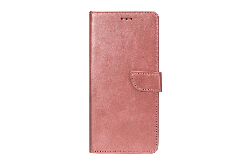 Rixus Bookcase For iPhone 15 Pink