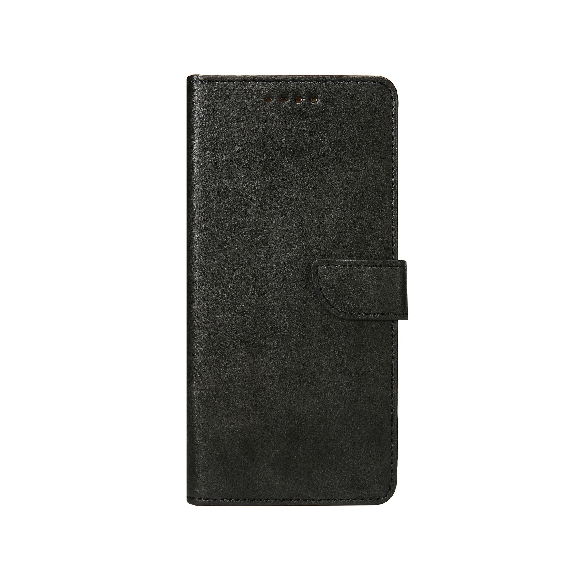 Rixus Bookcase For Apple iPhone 15 Black