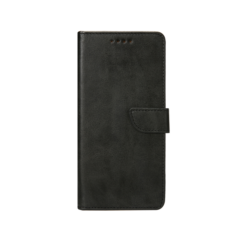 Rixus Bookcase For iPhone 15 Black