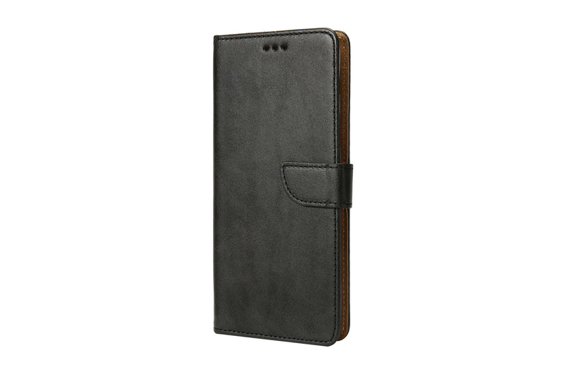 Rixus Bookcase For iPhone 15 Black