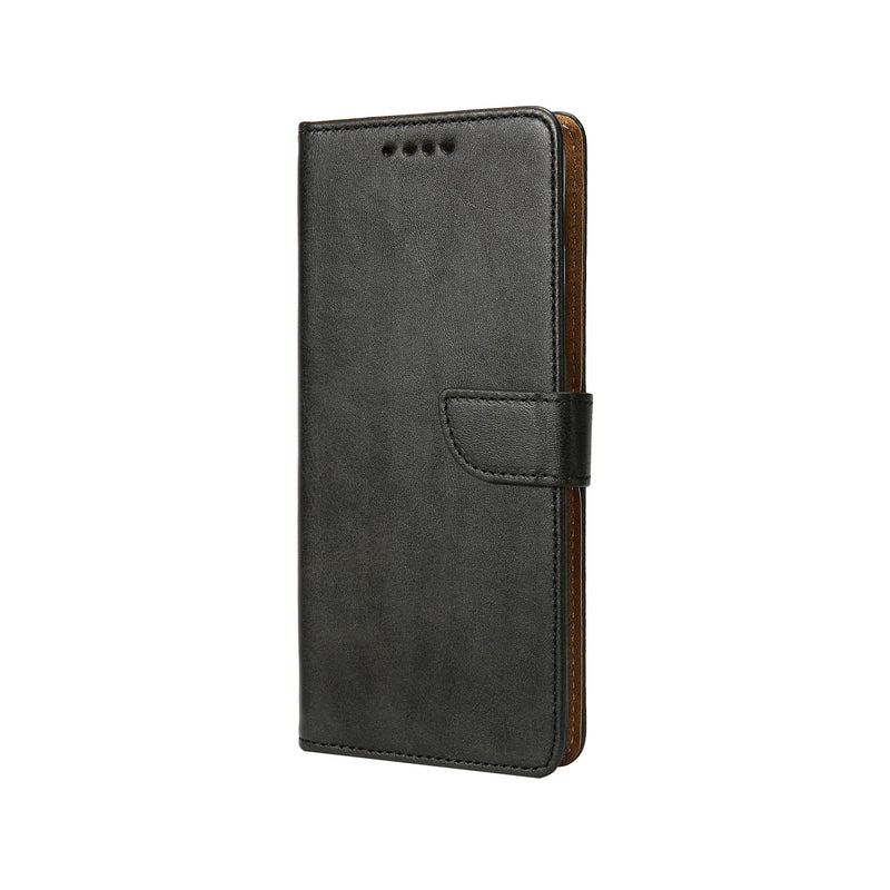Rixus Bookcase For iPhone 15 Black
