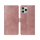Rixus Bookcase For Apple iPhone 15 Pro Pink