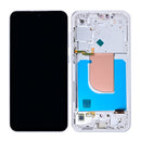 Samsung Galaxy S23 FE S711B Display And Digitizer With Frame Silver Soft-OLED