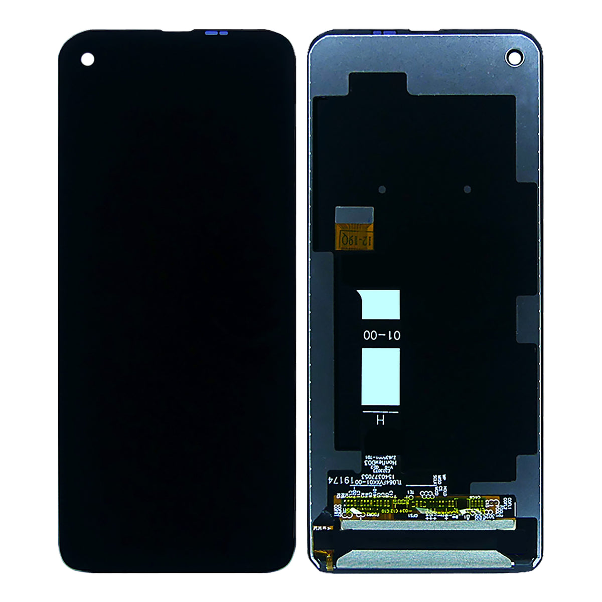 Motorola One Vision (P50) Display And Digitizer Without Frame Black OEM