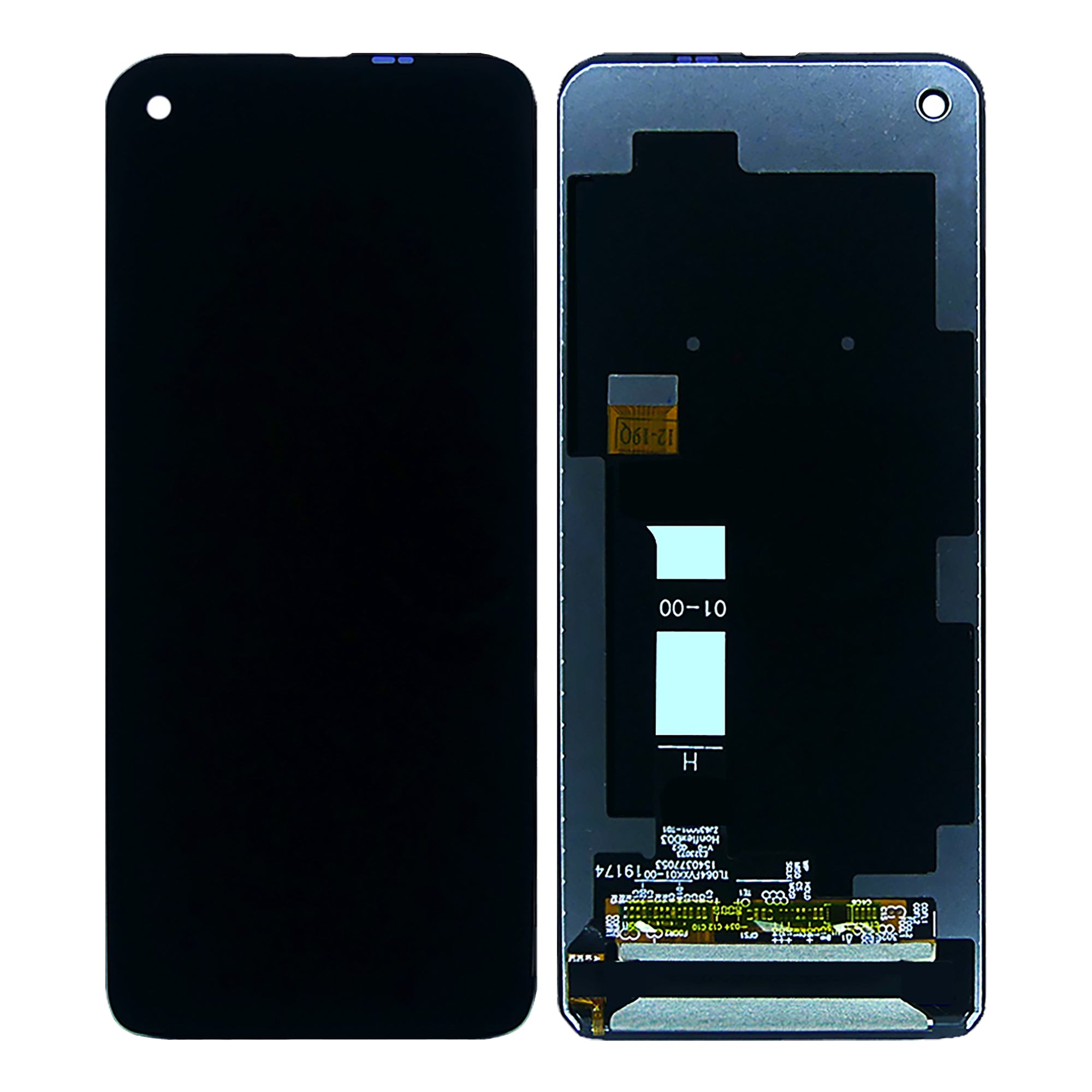 Motorola One Vision (P50) Display And Digitizer Without Frame Black OEM