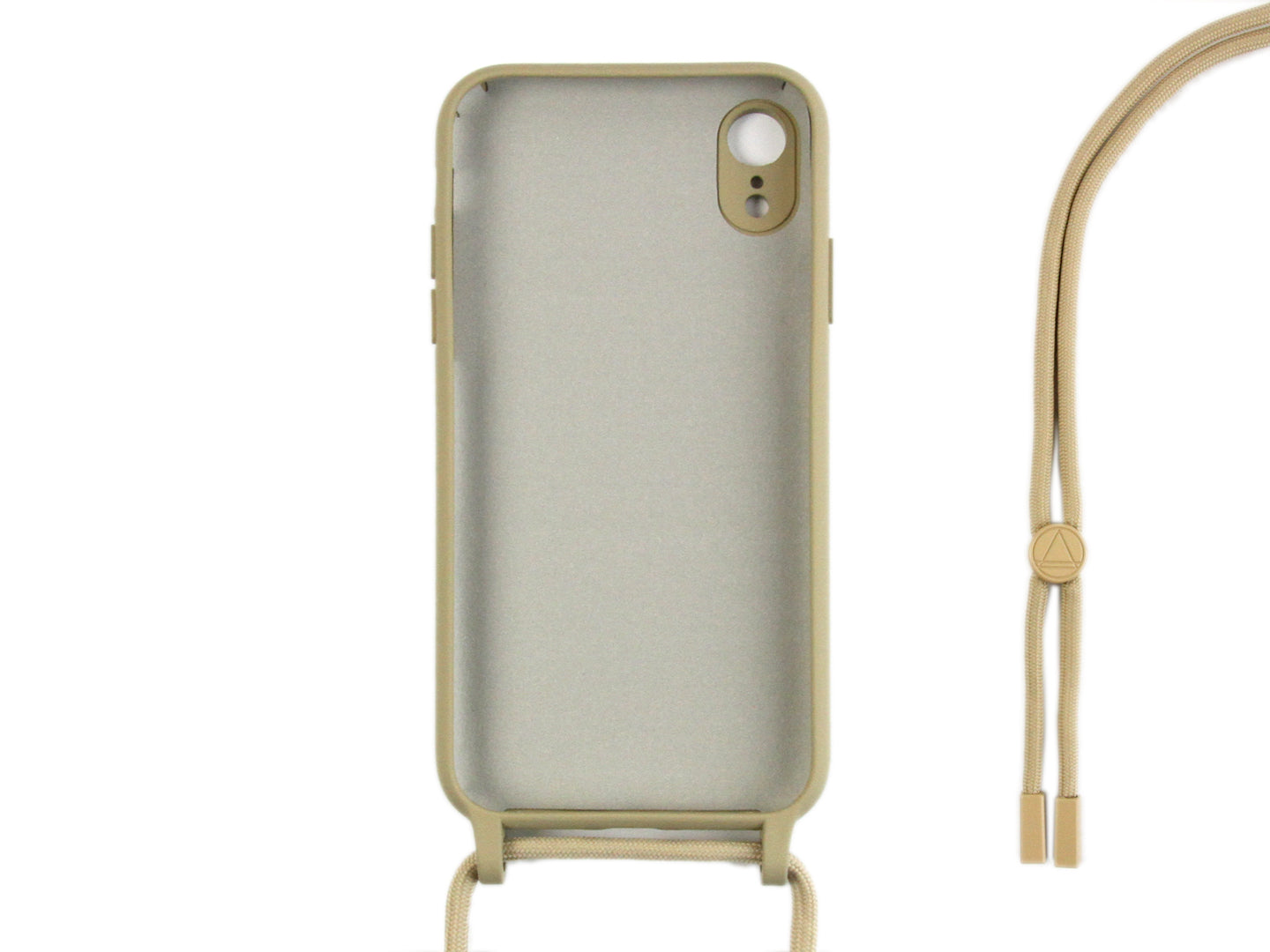 Rixus TPU Necklace Cord Cover For Apple iPhone XR Gold