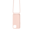 Rixus TPU Necklace Cord Cover For Apple iPhone 13 Pink